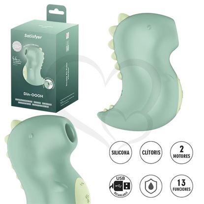 Din-OOOH Succionador estimulador de clitoris con carga USB